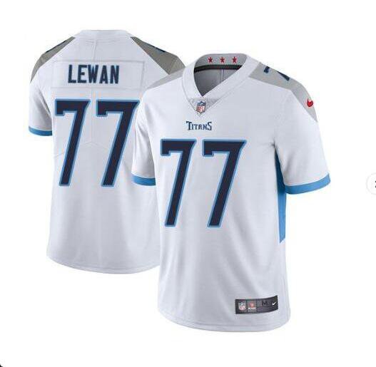 Men's Taylor Lewan #77 Titans Limited Player Jersey White
