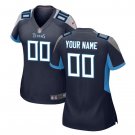 Custom Women's Titans Limited Jersey Navy