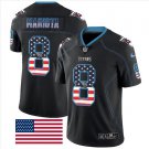 Men's Marcus Mariota #8 Titans Limited Player Jersey Black USA Flag