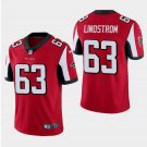 Men's Chris Lindstrom #63 Falcons Limited Player Jersey Red
