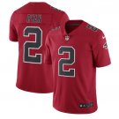 Men's Matt Ryan #2 Falcons Color Rush Limited Player Jersey Red