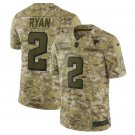 Men's Matt Ryan #2 Falcons Salute to Service Limited Player Jersey Camo