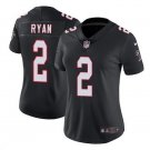 Women's Matt Ryan #2 Falcons Limited Player Jersey Black
