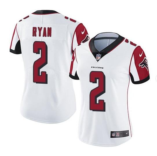 Women's Matt Ryan #2 Falcons Limited Player Jersey White