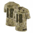 Men's Calvin Ridley #18 Falcons Salute to Service Limited Player Jersey Camo