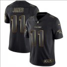 Men's Julio Jones #11 Falcons Limited Player Jersey Black Gold Edition