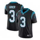 Men's Will Grier #3 Panthers Limited Player Jersey Black