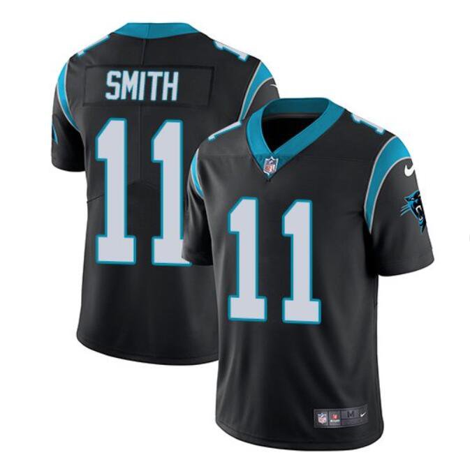 Men's Torrey Smith #11 Panthers Limited Player Jersey Black