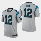 Men's D.J. Moore #12 Panthers Inverted Legend Player Jersey Silver
