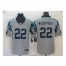 Men's Christian McCaffrey #22 Panthers Inverted Legend Player Jersey Silver