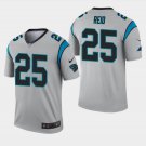 Men's Eric Reid #25 Panthers Inverted Legend Player Jersey Silver