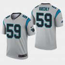 Men's Luke Kuechly #59 Panthers Inverted Legend Player Jersey Silver