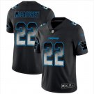 Men's Christian McCaffrey #22 Panthers 2019 Limited Player Jersey Black Smoke Fashion