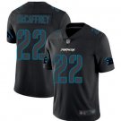 Men's Christian McCaffrey #22 Panthers Limited Player Jersey Black Hyphenation