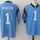 Men's Cam Newton #1 Panthers Limited Player Jersey Blue