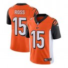 Men's John Ross #15 Bengals Limited Player Jersey Orange