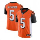 Men's AJ McCarron #5 Bengals Limited Player Jersey Orange