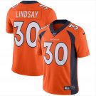 Men's Phillip Lindsay #30 Broncos Limited Player Jersey Orange