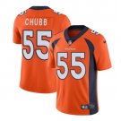 Men's Bradley Chubb #55 Broncos Limited Player Jersey Orange