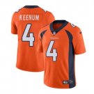 Men's Case Keenum #4 Broncos Limited Player Jersey Orange