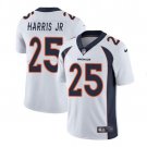 Men's Chris Harris Jr #25 Broncos Limited Player Jersey White