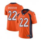Men's C.J. Anderson #22 Broncos Limited Player Jersey Orange