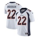 Men's C.J. Anderson #22 Broncos Limited Player Jersey White