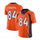 Men's Shannon Sharpe #84 Broncos Limited Player Jersey Orange