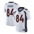 Men's Shannon Sharpe #84 Broncos Limited Player Jersey White
