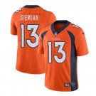 Men's Trevor Siemian #13 Broncos Limited Player Jersey Orange