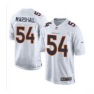 Men's Brandon Marshall #54 Broncos Game Event Player Jersey White