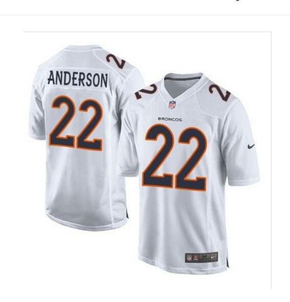 Men's C.J. Anderson #22 Broncos Game Event Player Jersey White