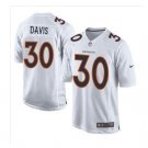 Men's Terrell Davis #30 Broncos Game Event Player Jersey White