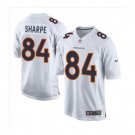 Men's Shannon Sharpe #84 Broncos Game Event Player Jersey White