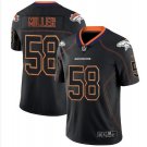 Men's Von Miller #58 Broncos Limited Player Jersey Black Shadow