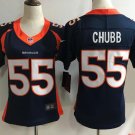 Women's Bradley Chubb #55 Broncos Limited Player Jersey Navy