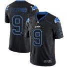 Men's Matthew Stafford #9 Lions Limited Player Jersey Black Shadow