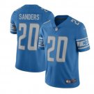 Men's Barry Sanders #20 Lions Limited Player Jersey Blue