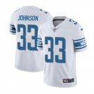 Men's Kerryon Johnson #33 Lions Limited Player Jersey White