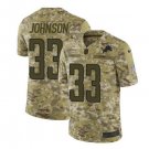 Men's Kerryon Johnson #33 Lions Salute to Service Limited Player Jersey Camo