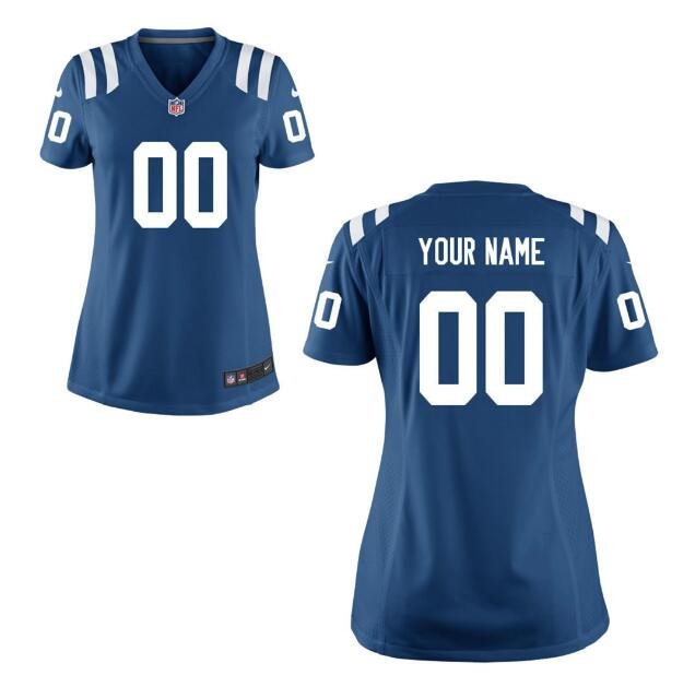 Custom Women's Colts Limited Jersey Royal