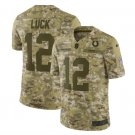 Men's Andrew Luck #12 Colts Salute to Service Limited Player Jersey Camo