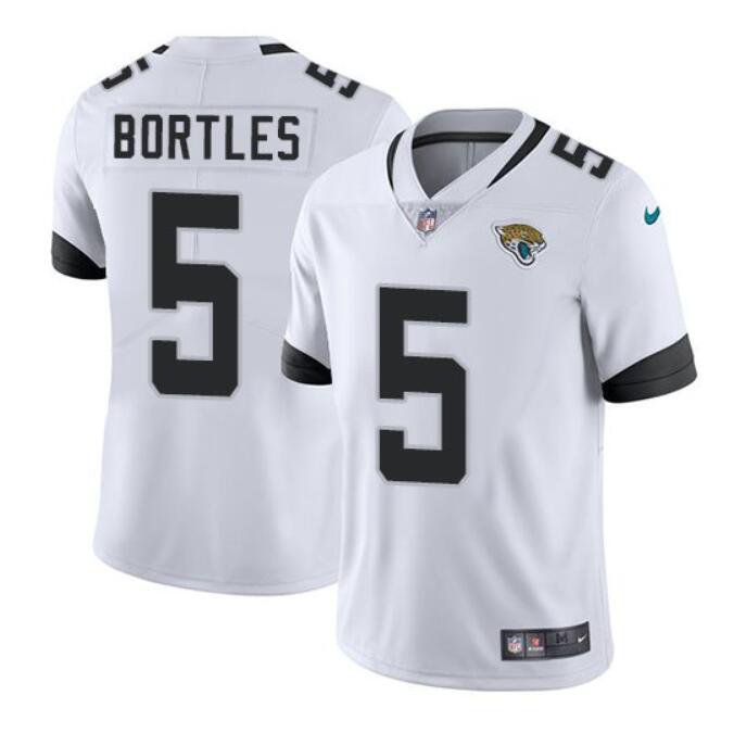 Men's Blake Bortles #5 Jaguars Limited Player Jersey White