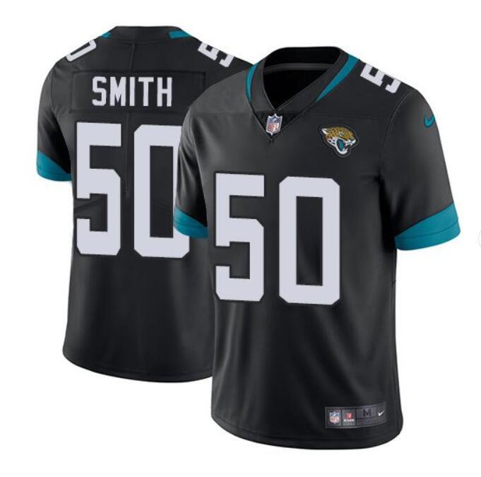 Men's Telvin Smith #50 Jaguars Limited Player Jersey Black