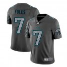 Men's Nick Foles #7 Jaguars Static Limited Player Jersey Gray