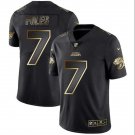 Men's Nick Foles #7 Jaguars Limited Player Jersey Black Gold Edition