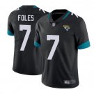 Men's Nick Foles #7 Jaguars Limited Player Jersey Black