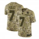 Men's Nick Foles #7 Jaguars Salute to Service Limited Player Jersey Camo