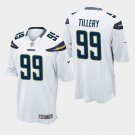 Men's Jerry Tillery #99 Chargers Game Player Jersey White