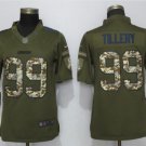 Men's Jerry Tillery #99 Chargers Limited Player Jersey Olive